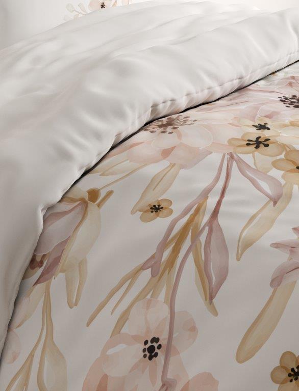 סט מצעים זוגי 100% כותנה - פורצלן סט מצעים זוגי 100% כותנה - פורצלן