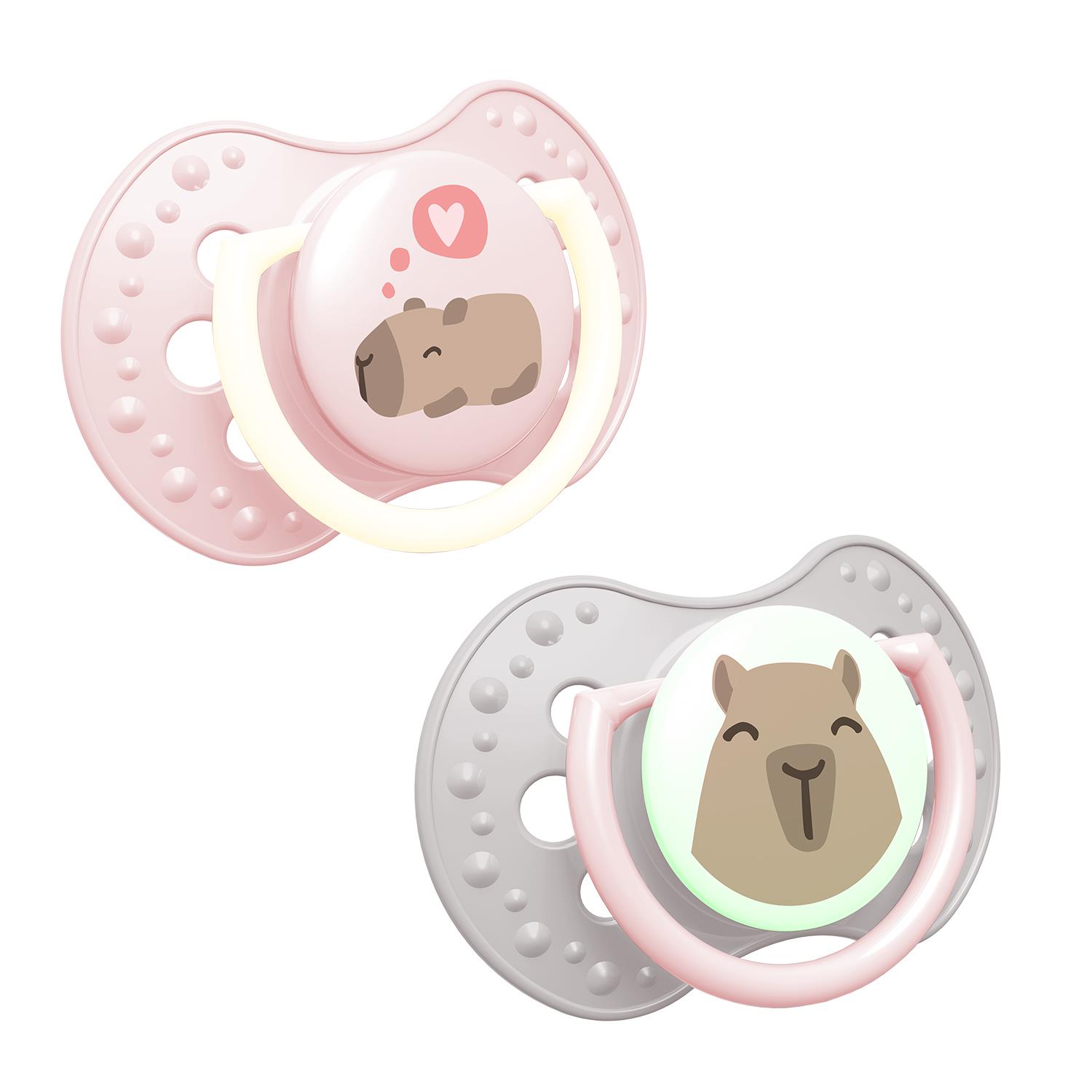 סט מוצצי לאבי מהדורת קפיבארה 6-18 בנות