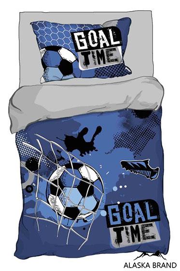 סט מצעים + פוך - להיט לילדים | דגם כדורגל