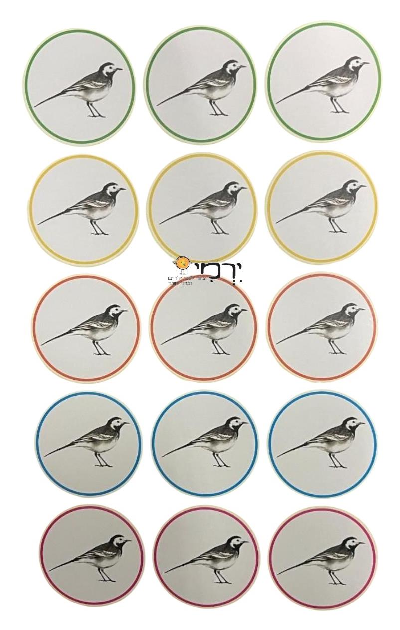 מדבקות נחליאלי גדולות