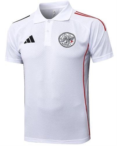 אייאקס חולצת פולו לבנה