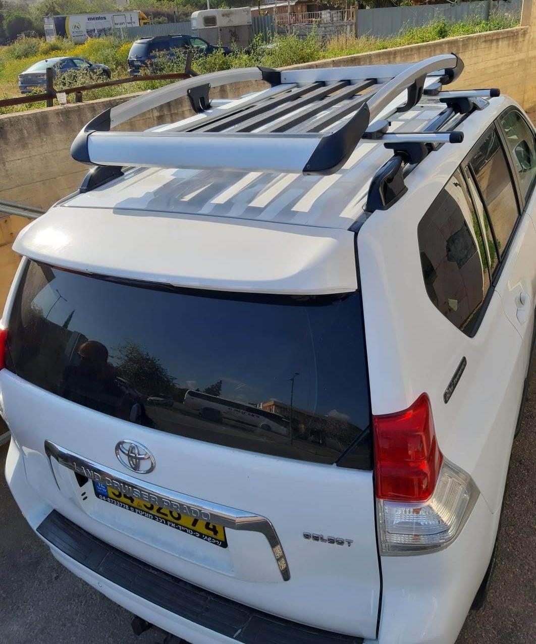 גגון טויוטה לנד קרוזר לרוחב אלומיניום עם מנעולים  המחיר לא כולל עריסה קמפינג לייף