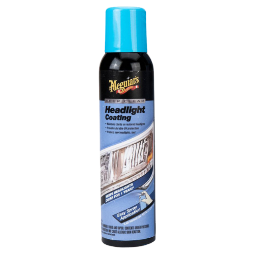 תרסיס לכה לפנסים - KEEP CLEAR HEADLIGHT COAT מבית MEGUIAR'S | תכולה 113 גרם