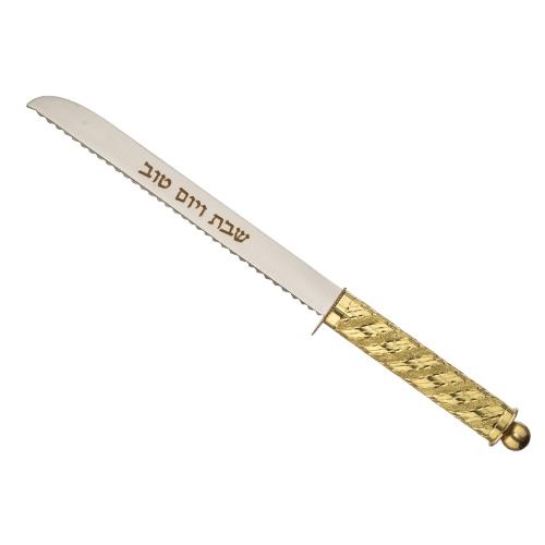 סכין מהודרת ציפוי זהב 38 ס"מ