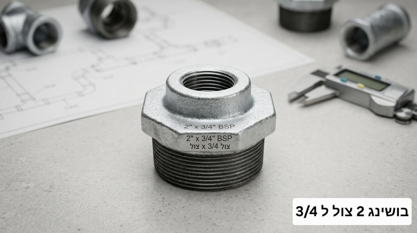 בושינג מתאם מעבר הברגה מ 2 צול למידה 4\3 צול קמפינג לייף