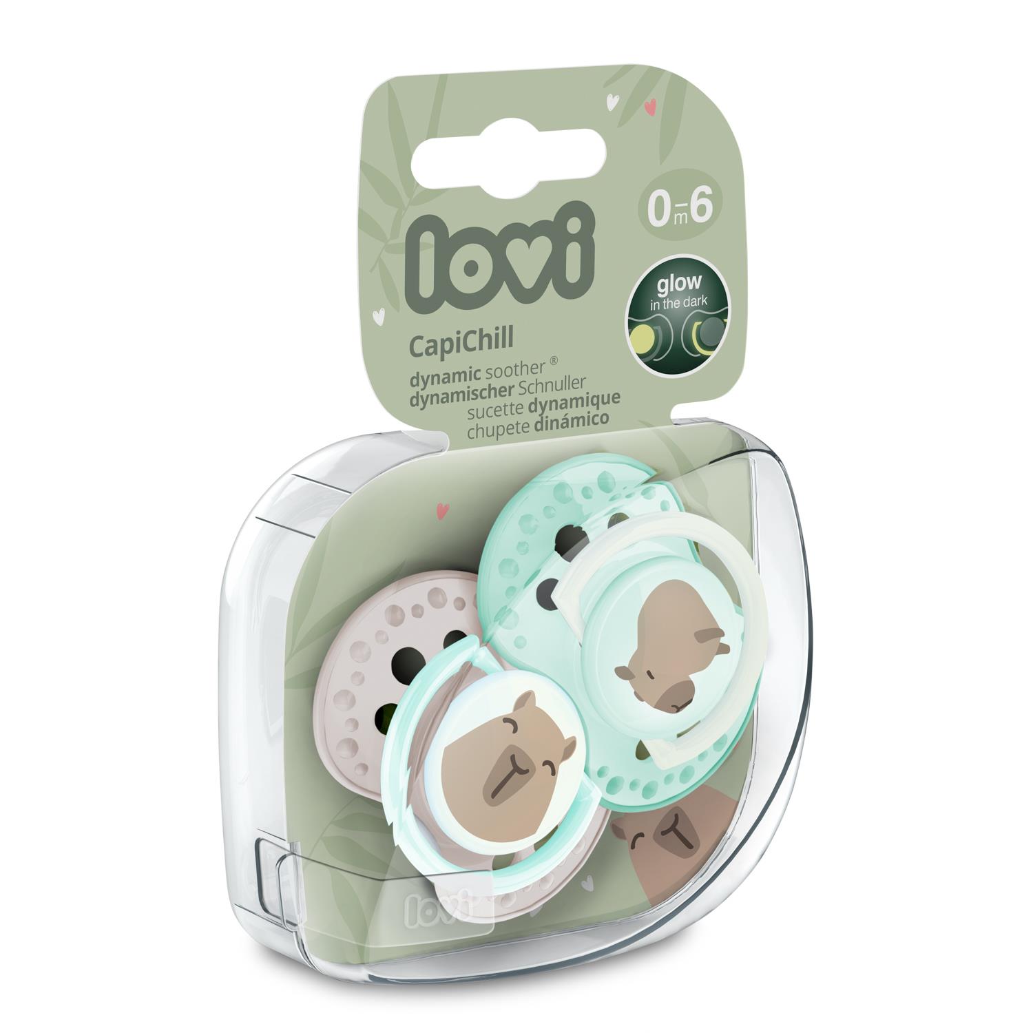 סט מוצצי לאבי מהדורת קפיבארה 0-6 בנים