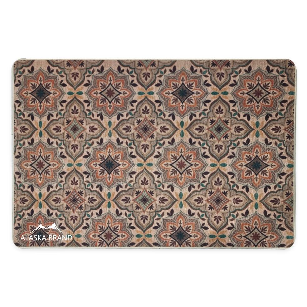 שטיח מטבח איכותי בתוספת גומי בתחתית דגם - 52 (מתנקה בקלות!)