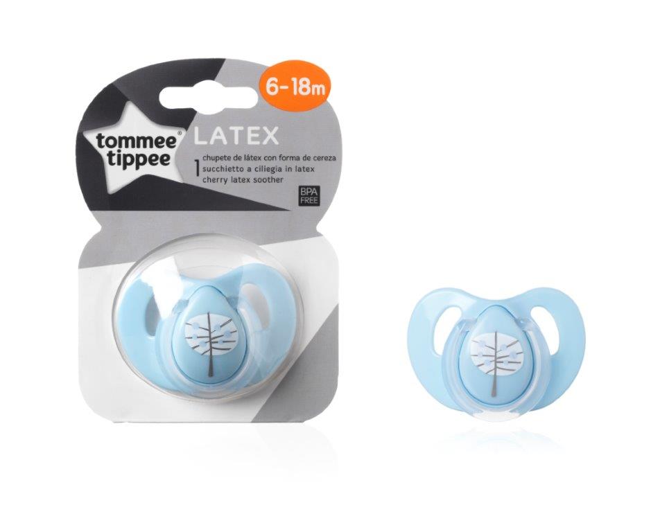 מוצץ לטקס בודד 6-18 חודשים - כחול