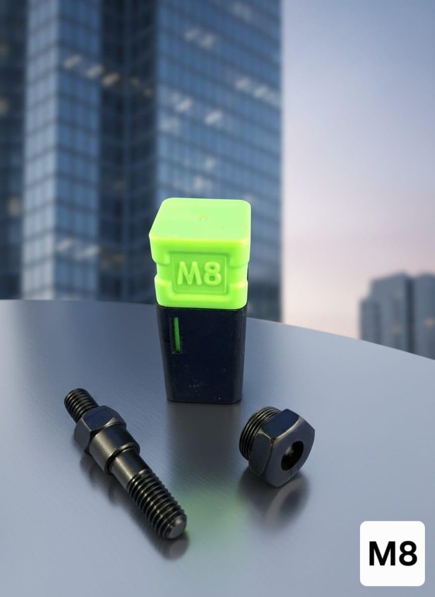 M8 RIVETOR CONVERSION KIT משיכת תרמיל הברגה עיוורת פריט בודד בקופסא פקק ירוק 8 M קמפינג לייף