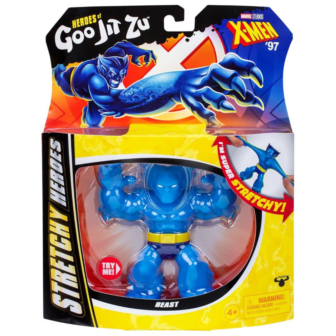גו ג'יט זו X אקס-מן - דמות נמתחת - סטרץ' Beast ביסט (חיה) - Goo Jiz Zu X X-men גו ג'יט זו X אקס-מן - דמות נמתחת - סטרץ' Beast ביסט (חיה) - Goo Jiz Zu X X-men
