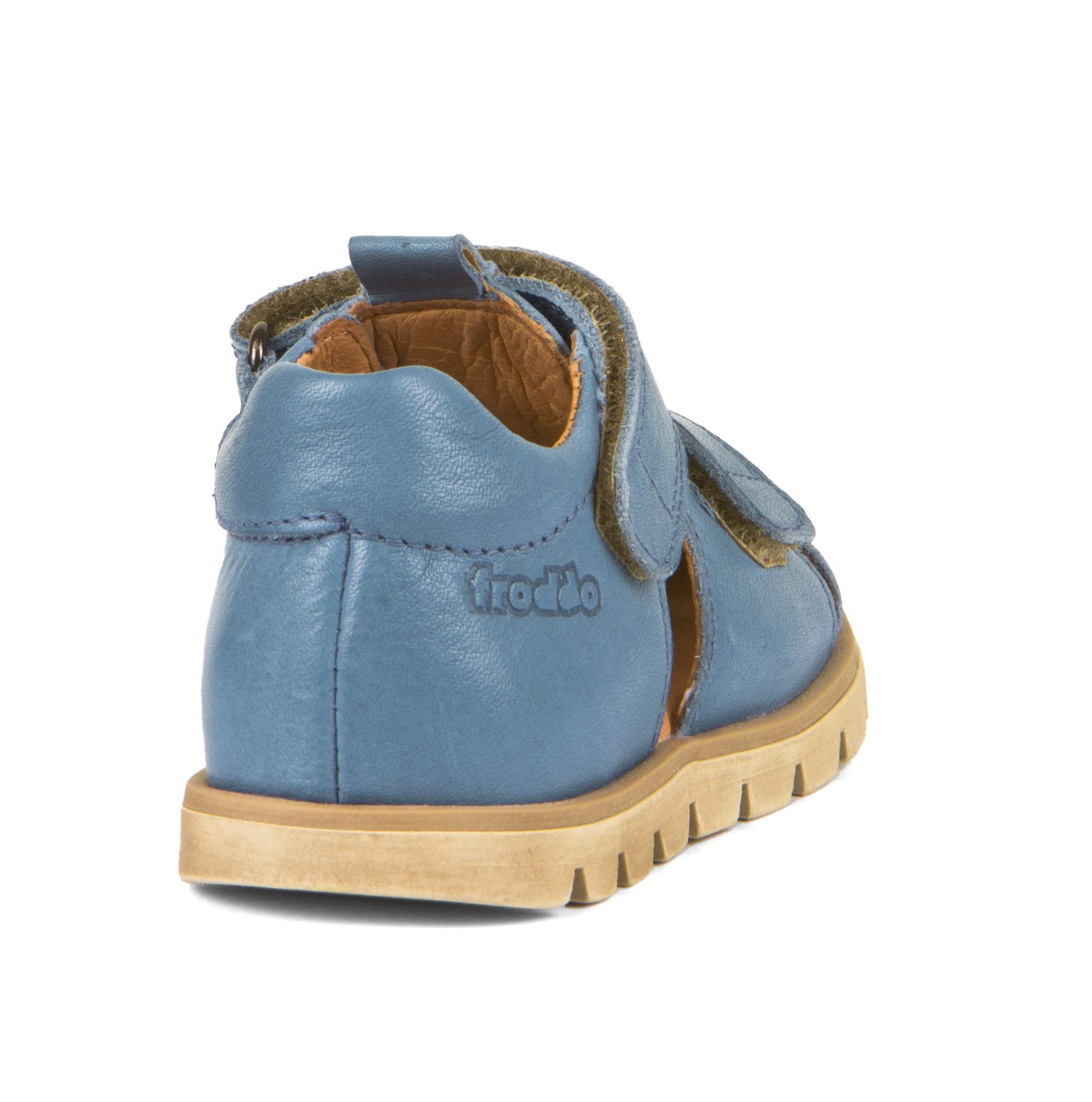 סנדלי עור פרודו וולקרו כפול FRODDO G3150213 DENIM