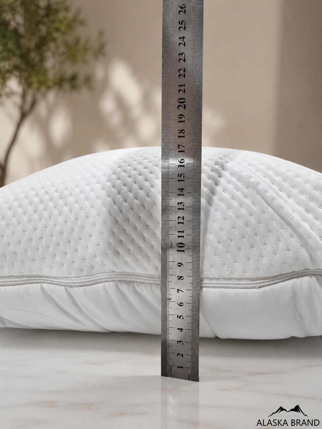 כרית שינה גבוהה וקשה דגם Visco Stone | מומלצת לישנים על 2 כריות