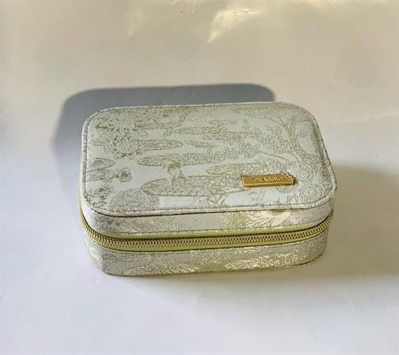 תיק מדוגם אפור