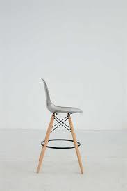 כסא בר מעוצב דגם קארין צבע אפור כסא בר מעוצב דגם קארין צבע אפור