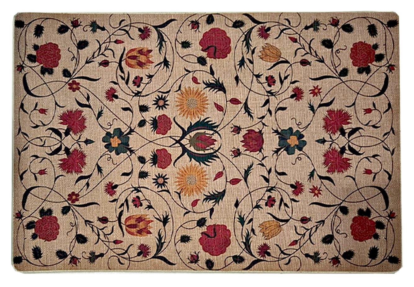 שטיח מטבח איכותי בתוספת גומי בתחתית דגם - 21 (מתנקה בקלות!)