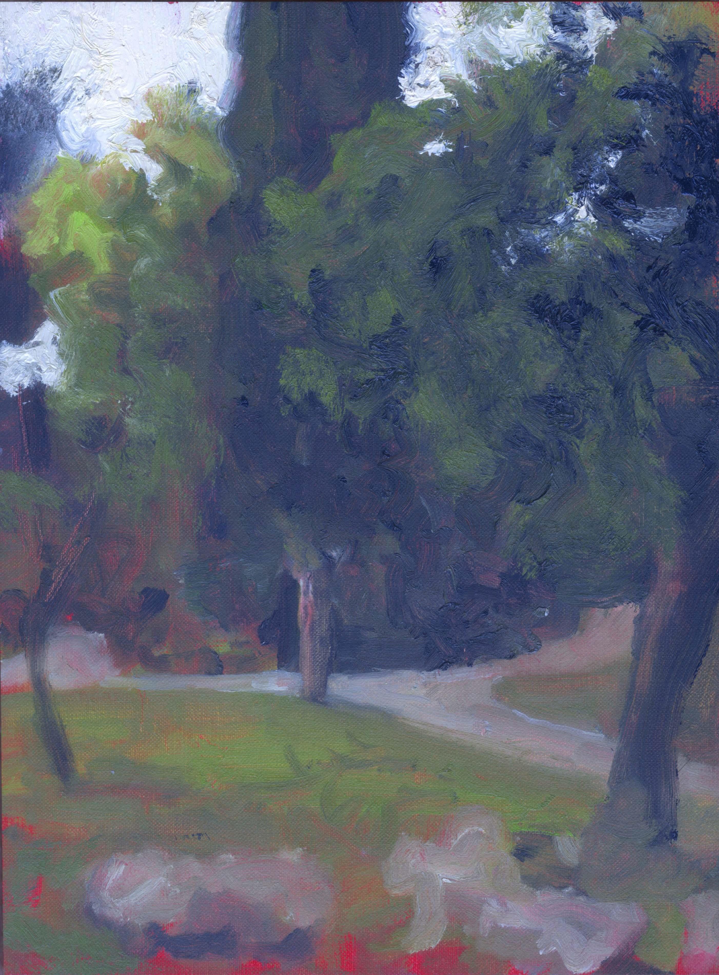 Trees in San Simon, 2022, oil on canvas, 40x50 cm