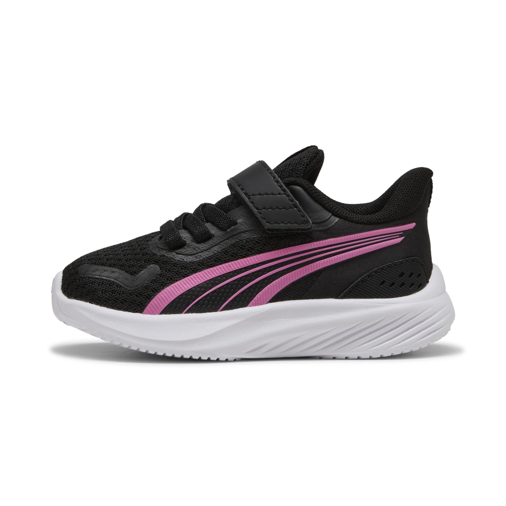 נעלי ספורט בנות פומה סקוץ' שחור ורוד PUMA 311650