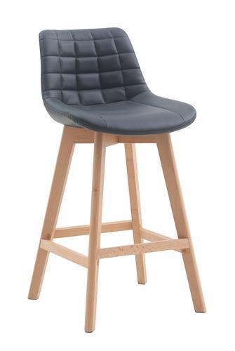 כסא בר מעוצב דגם איטליה דמוי עור צבע שחור כסא בר מעוצב דגם איטליה דמוי עור צבע שחור