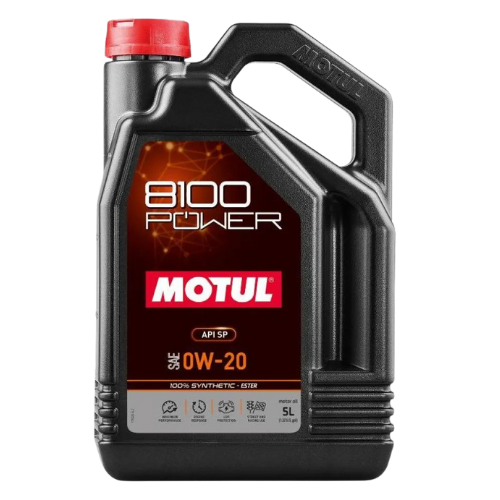 שמן מנוע 5 ליטר POWER 8100 0W-20 מבית MOTUL
