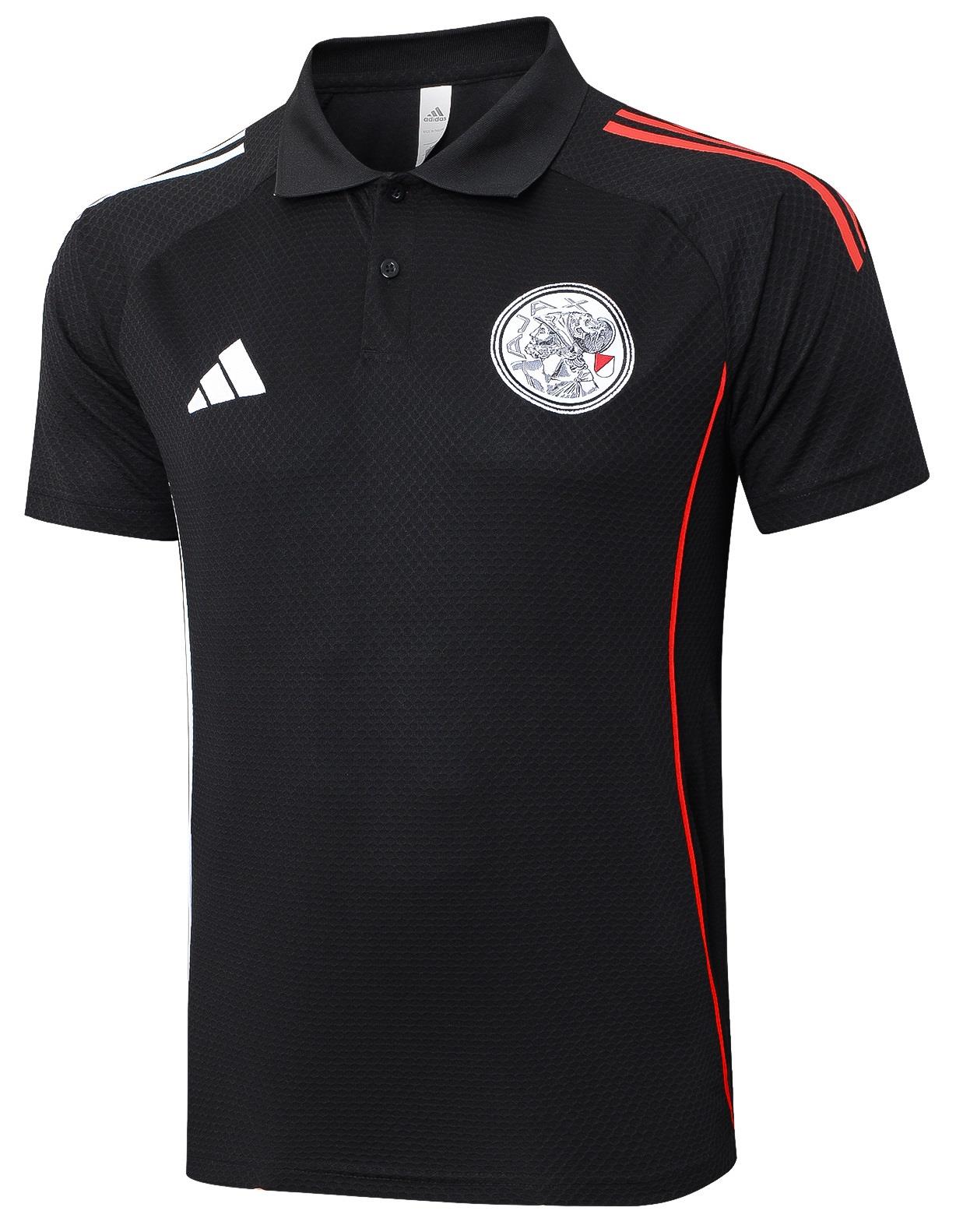 אייאקס חולצת פולו שחורה