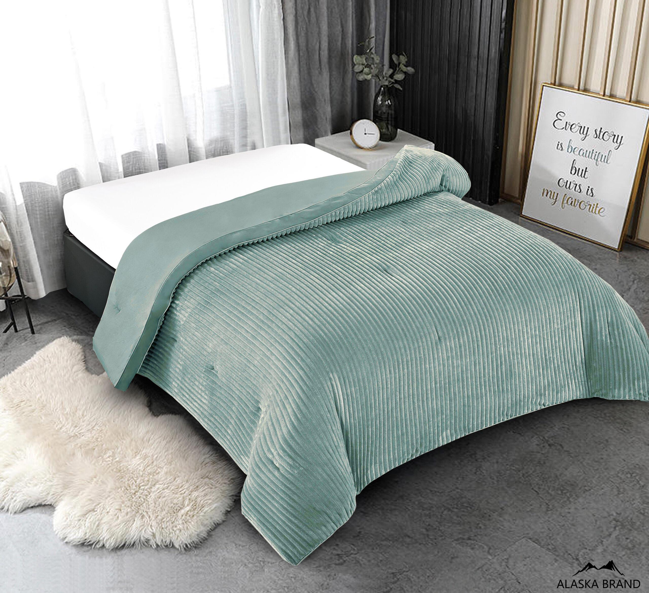 שמיכת פוך פינוק עם מילוי דו צדדית קורדרוי חורפי | אנדורה מירנדה סלדין