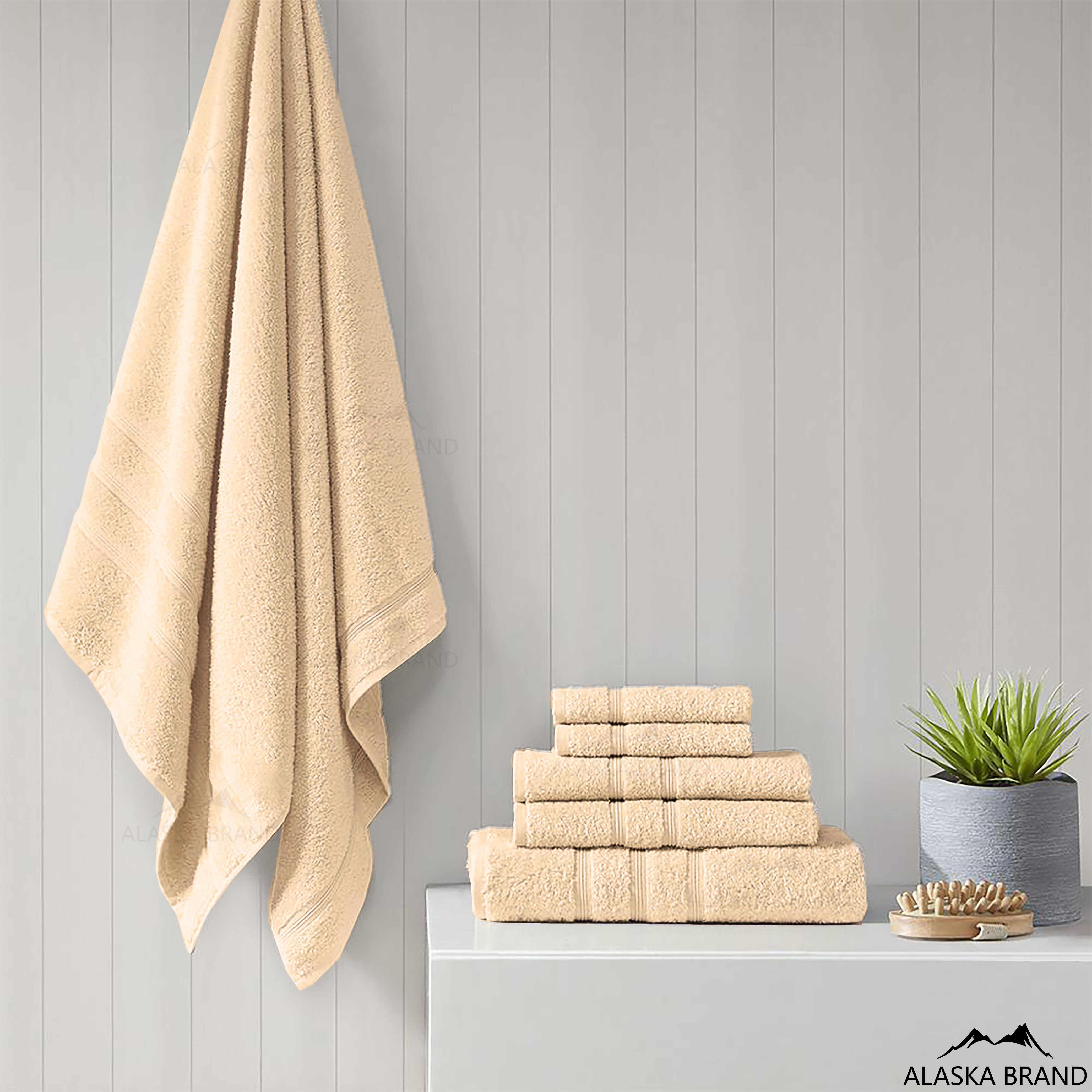 מגבות עבות דגם פרימיום - Premium *כושר ספיגה גבוה* בז'