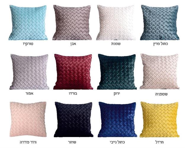 כריות נוי קולקציית טוסקנה קטיפה עבודת יד