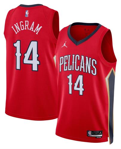 גופיית ברנדון אינגרם ניו אורלינס NBA אדומה