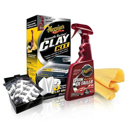קיט פלסטלינה למשטחים חלקים - SMOOTH SURFACE CLAY KIT מבית MEGUIAR'S | תכולה 180 גרם