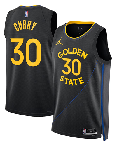 גופיית סטף קרי גולדן סטייט #30 NBA שחורה