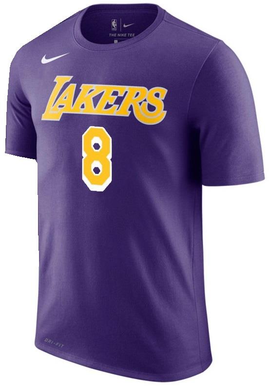 חולצה קצרה ל.א לייקרס #8 NBA סגולה
