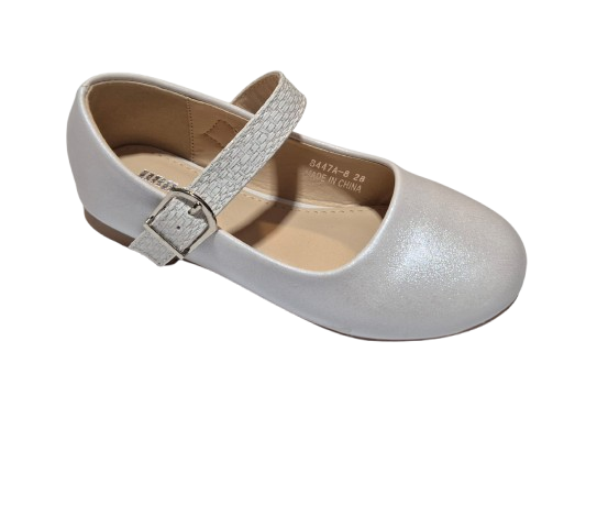 נעלי בובה 8447A8 אבזם לבן