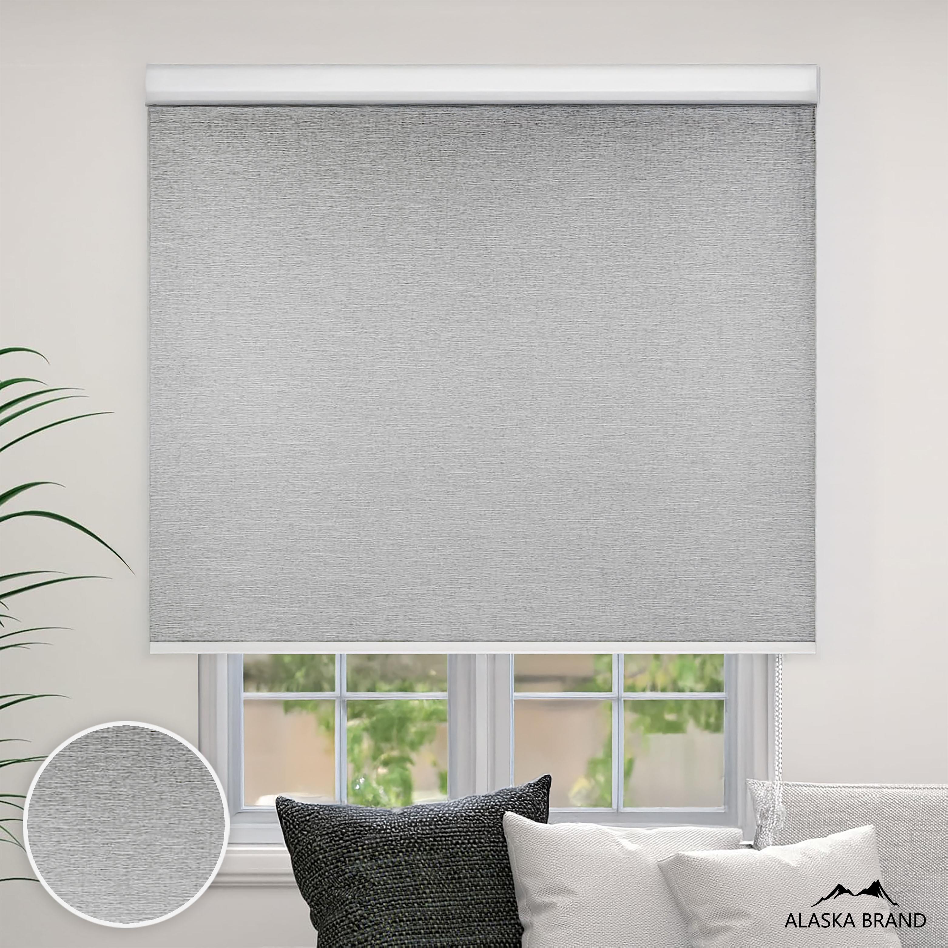 גלילה האפלה - וילון גלילה אטום דגם - Sun Block אפור