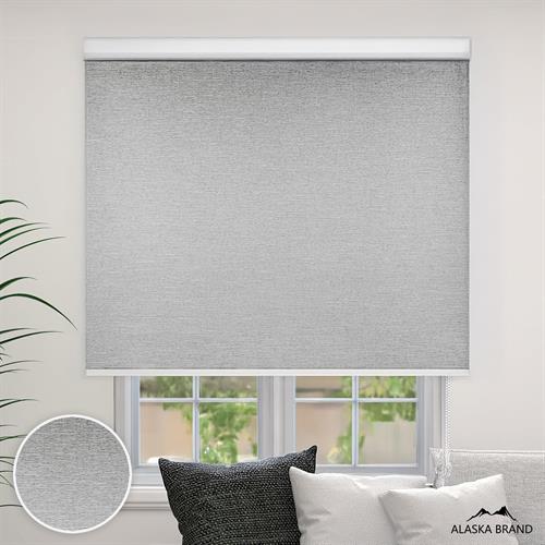 גלילה האפלה - וילון גלילה אטום דגם - Sun Block אפור