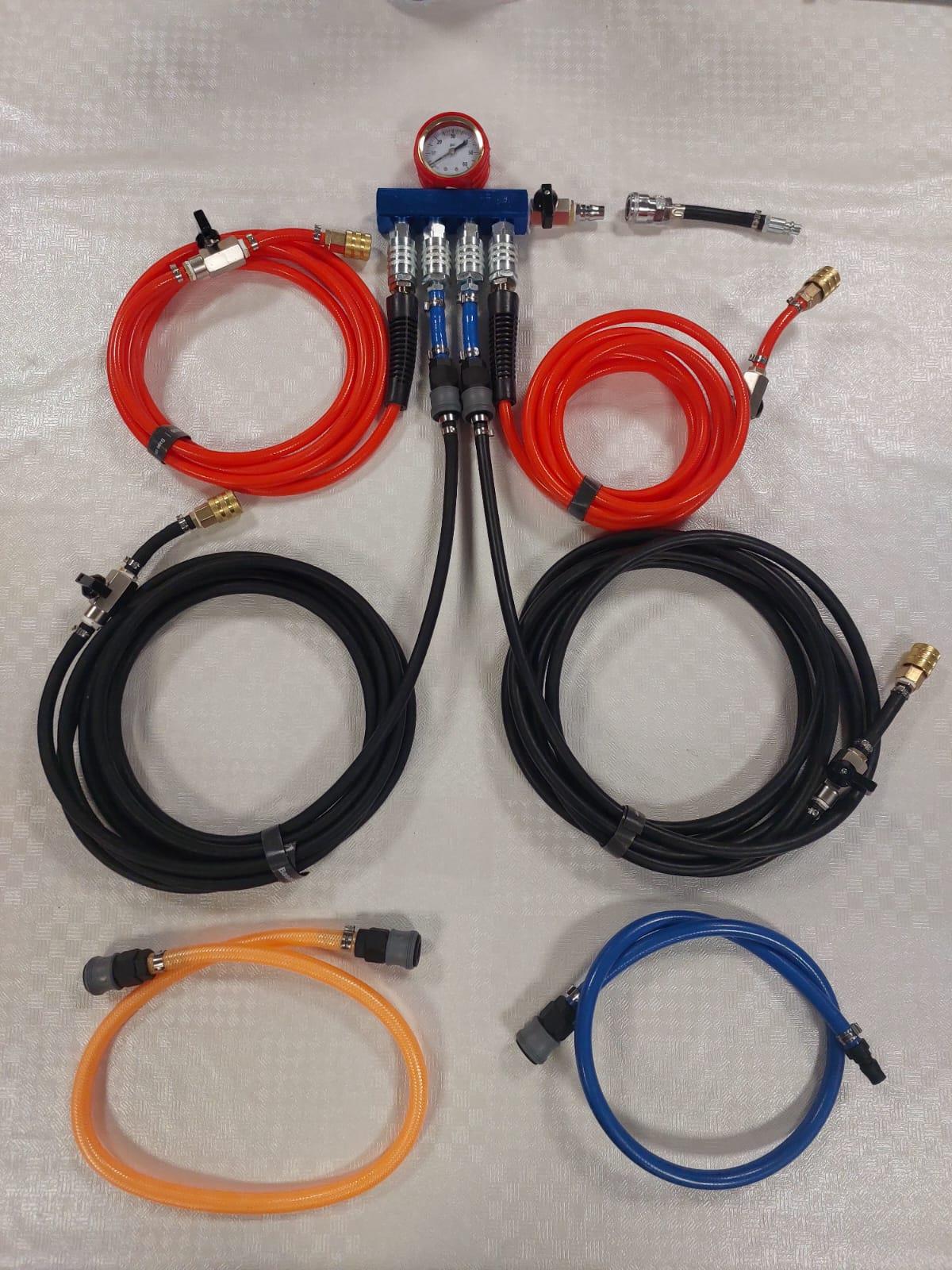 מערכת מקצועית לניפוח אוויר 4 גלגלים משווה לחצים וגם מאפשרת הורדת אוויר מהיר קמפינג לייף מערכת מקצועית לניפוח אוויר 4 גלגלים משווה לחצים וגם מאפשרת הורדת אוויר מהיר קמפינג לייף