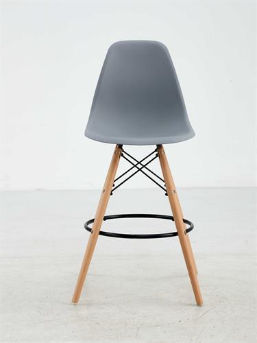 כסא בר מעוצב דגם ליאן צבע אפור כסא בר מעוצב דגם ליאן צבע אפור