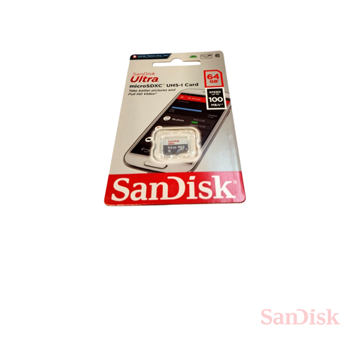 כרטיס זיכרון 64GB SanDisk Ultra® microSDX