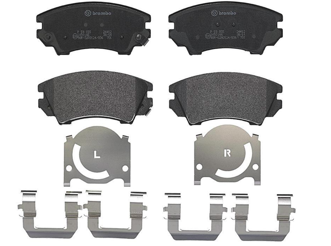 סט רפידות בלם קדמי אופל אינסיגניה ואסטרה מבית Brembo