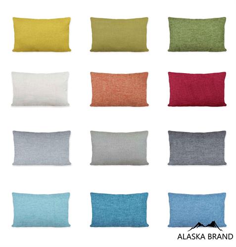 כרית נוי דמוי פשתן דגם - Colors | מידות 45X45 | 60X60 | 35X55 [אפשרות לרקמה אישית]