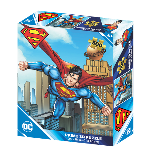 פאזל תלת מימד סופרמן פוסטר 500 חלקים מבית Prime 3D