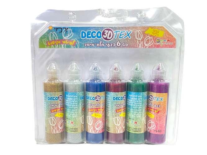 טוליפ נצנצים 6 יחידות