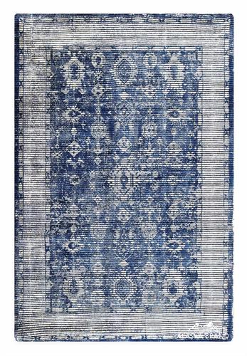 שטיח דגם ארמוסה כחול - בסגנון וינטג' אתני