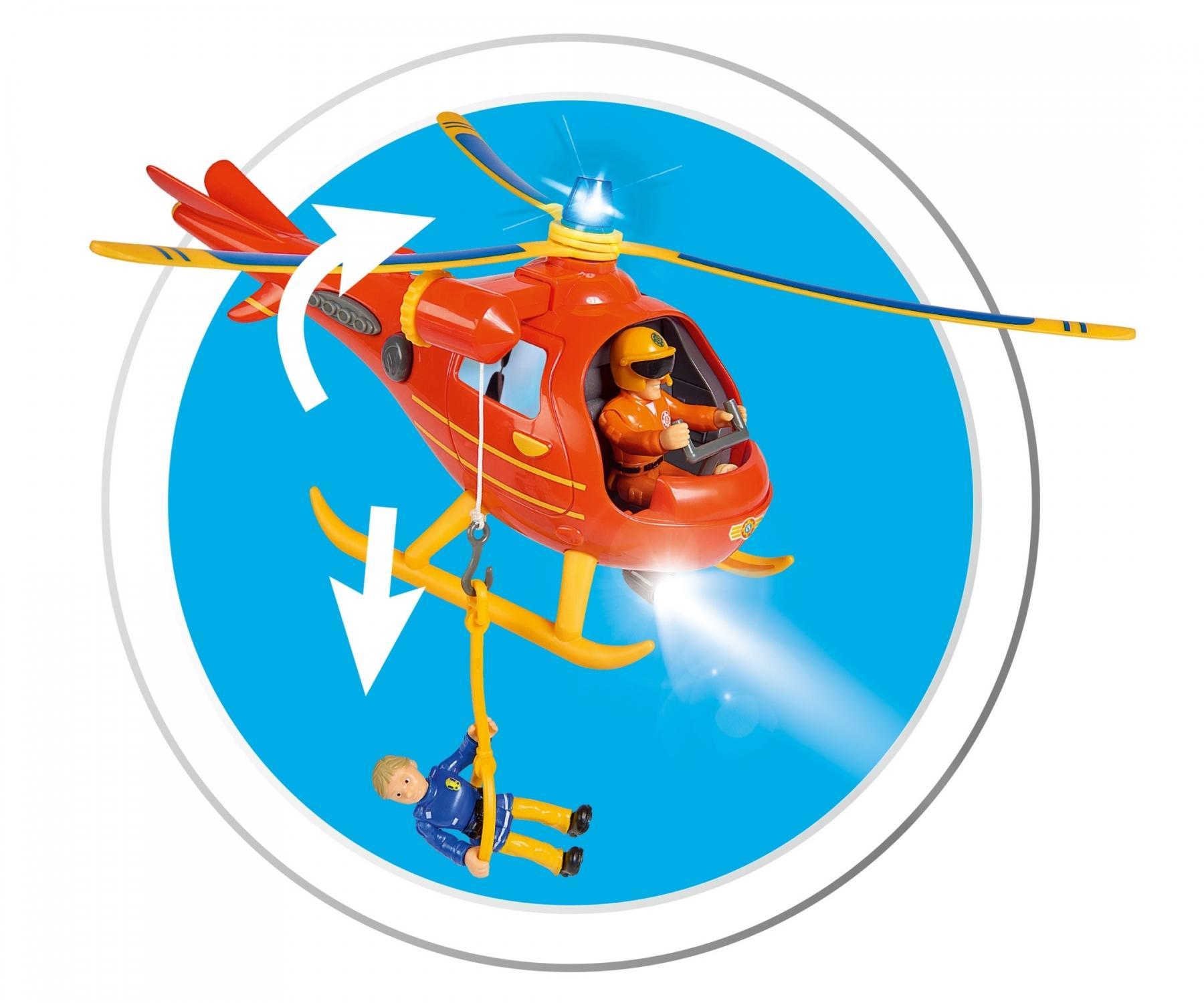 סמי הכבאי-וולאבי מסוק החילוץ וההצלה עם אורות וצלילים+דמויות