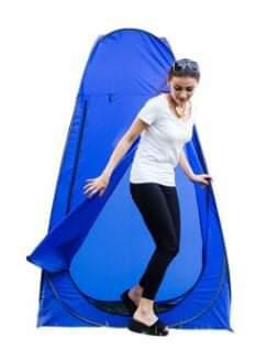 אוהל שירותים מקלחון פתיחה מהירה WinCar צבע כחול קמפינג לייף