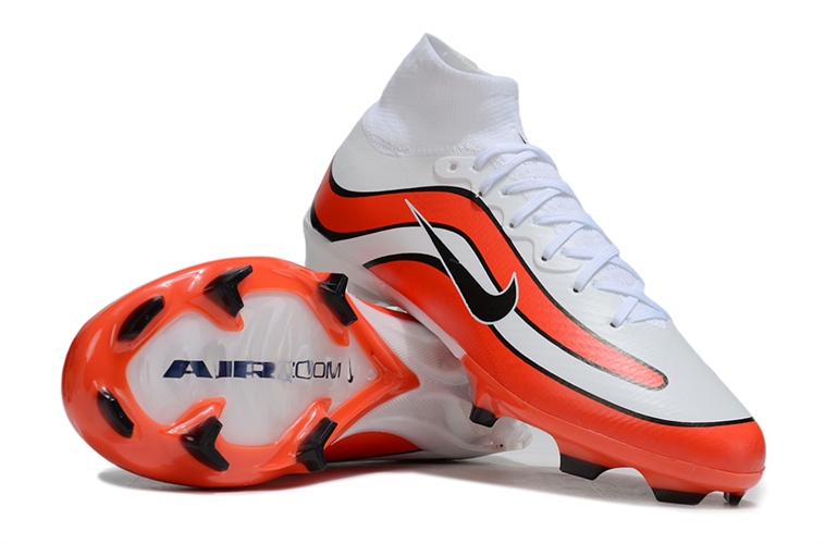 נעלי כדורגל עם גרב Nike Hypervenom phantom לבן כתום
