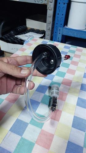 יניקן YANIKAN AQUA PORT פקק למיכל גיבריט צינורית ופילטר בקצה עם משקולות ניפל זכר 8 ממ קמפינג לייף