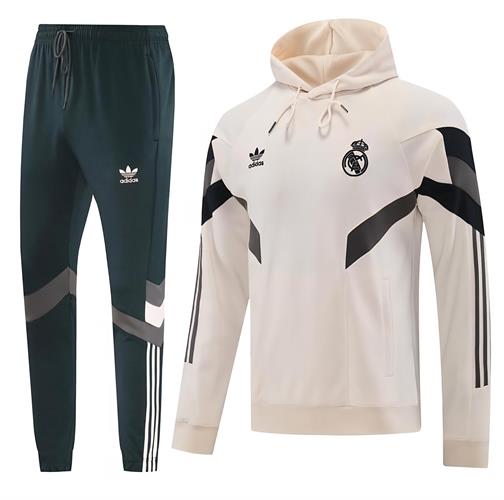 ריאל מדריד חליפת קפוצ'ון אפורה