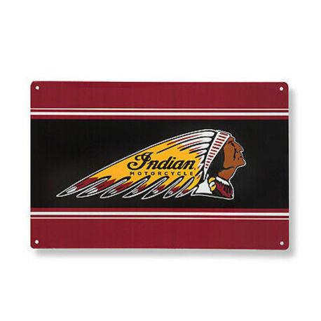 שלט פח - COLOR HEADDRESS METAL SIGN