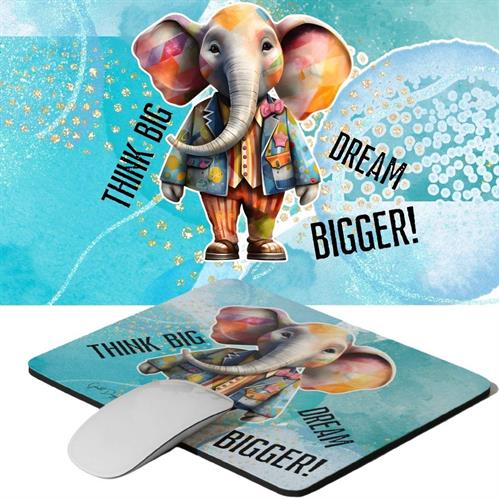 פד לעכבר פיל צבעוני – אופטימיות וחשיבה גדולה על שולחן העבודה | גיתוש