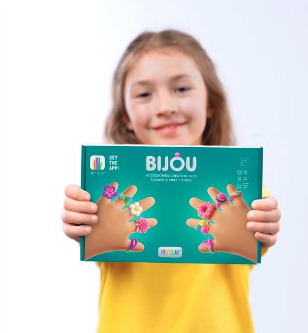 היי קליי - Hey Clay - ערכת יצירה של טבעות מתוקות ופרחוניות מחימר צבעוני
